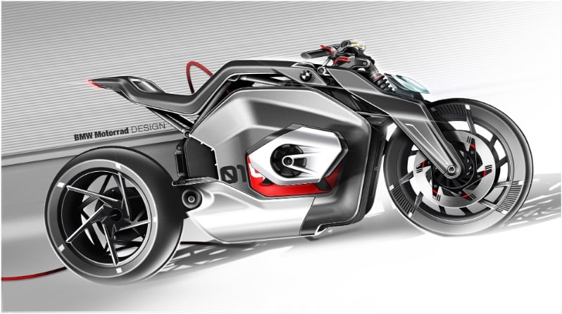 Uno schizzo della Vision DC Roadster. Credits: Sito ufficiale BMW Motorrad