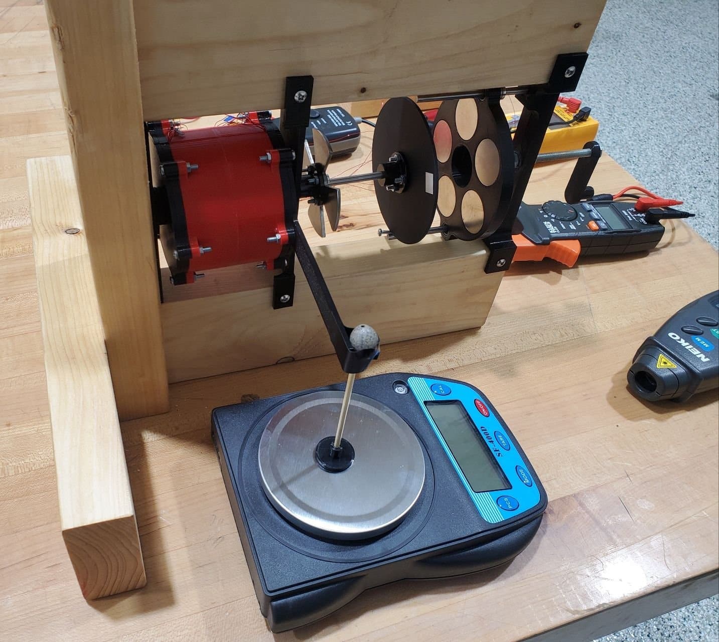 Modello in scala del motore elettrico
