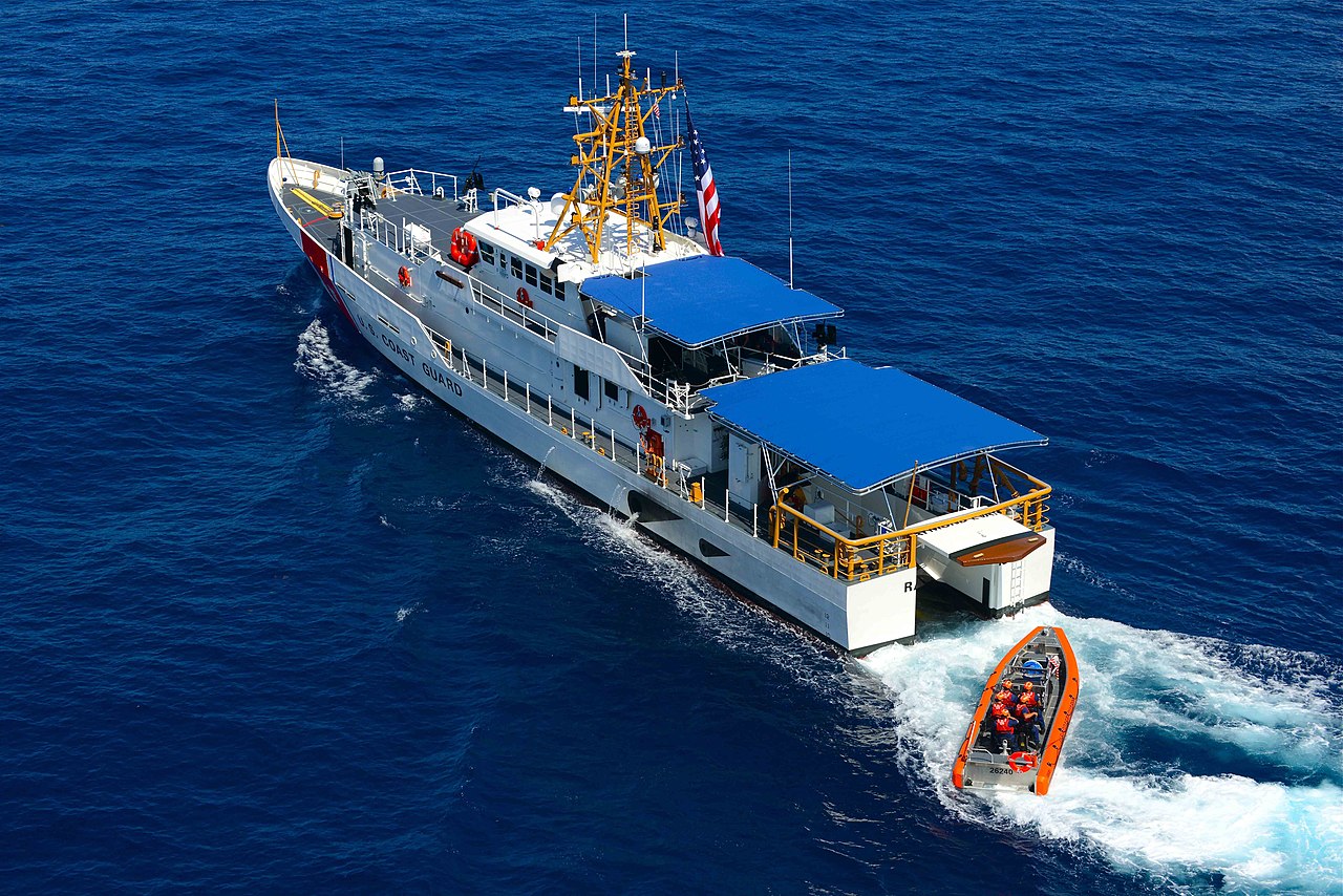 La USCGC Raymond Evans, nave numero 10 della classe Sentinel. Fonte: USCG