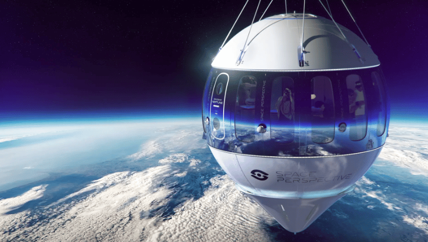 Capsula di Spaceship Neptune dall'esterno, Credits Space Perspective