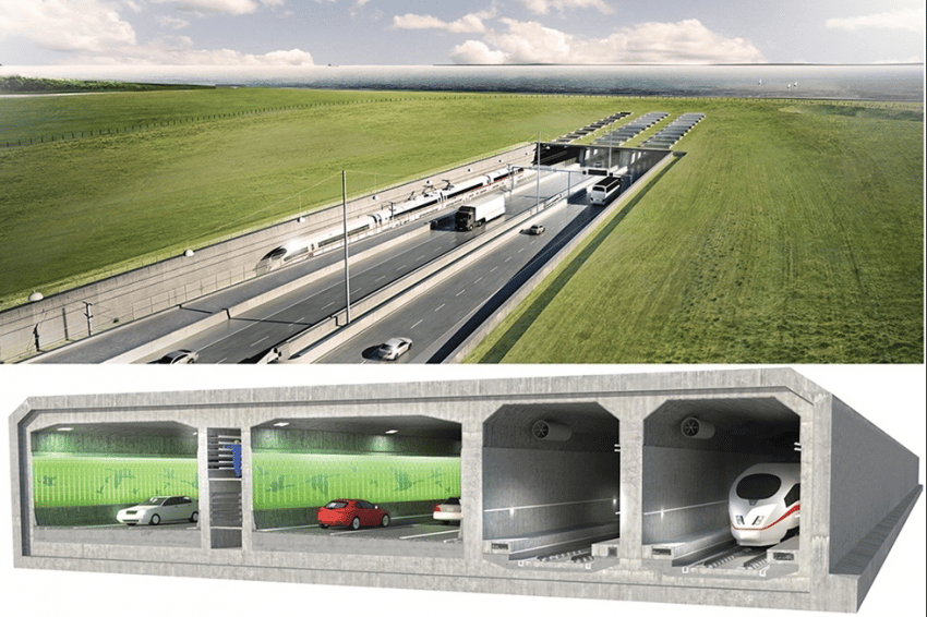 Sezione dei conci del Fehmarnbelt Fixed Link. Credits: Construction News