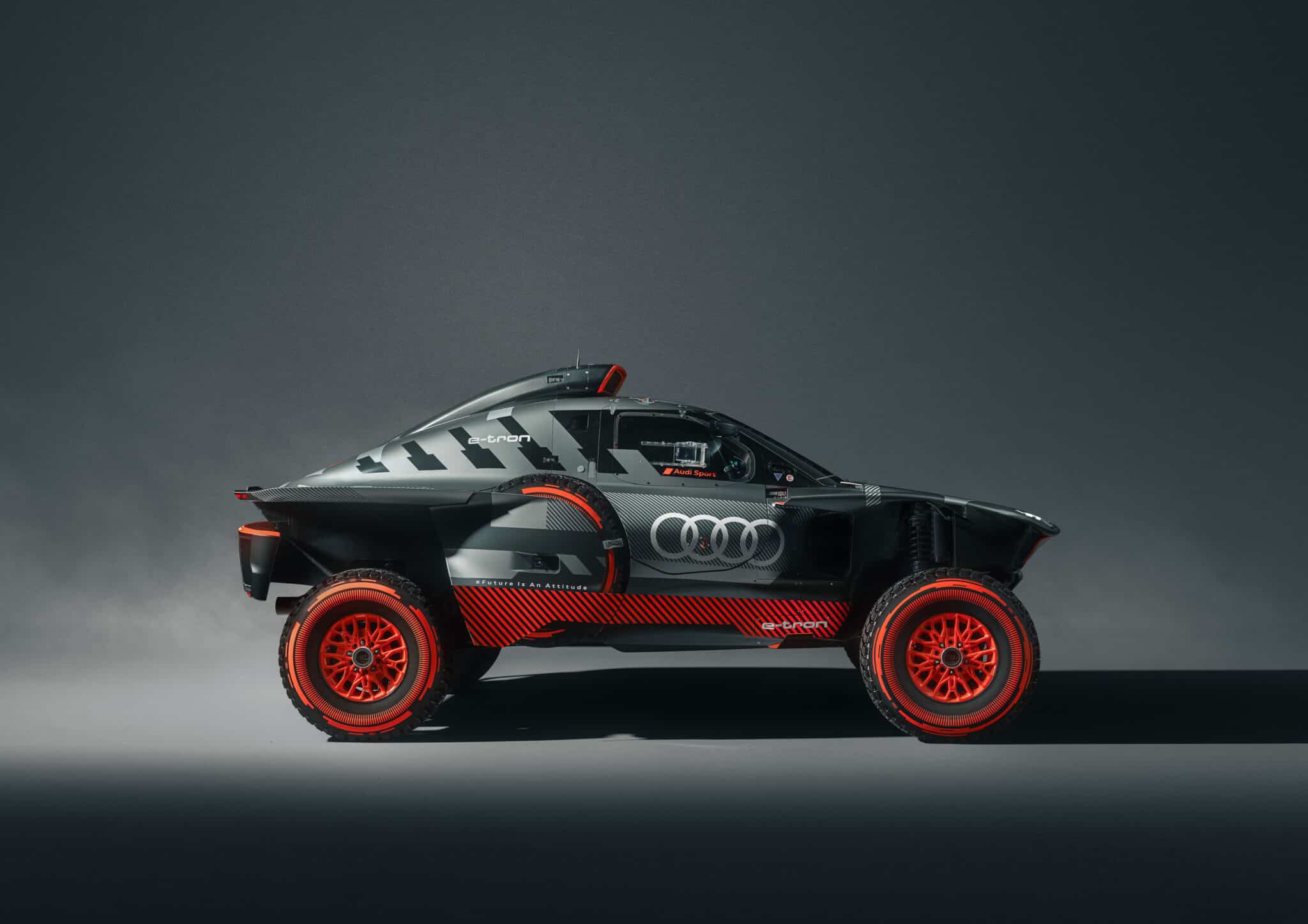Audi RS Q e-tron E2: l'evoluzione per la Dakar 2023 sarà più leggera e più aerodinamica