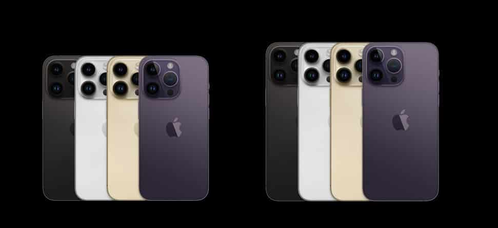 Gli iPhone Pro e Pro Max. Credits: Apple