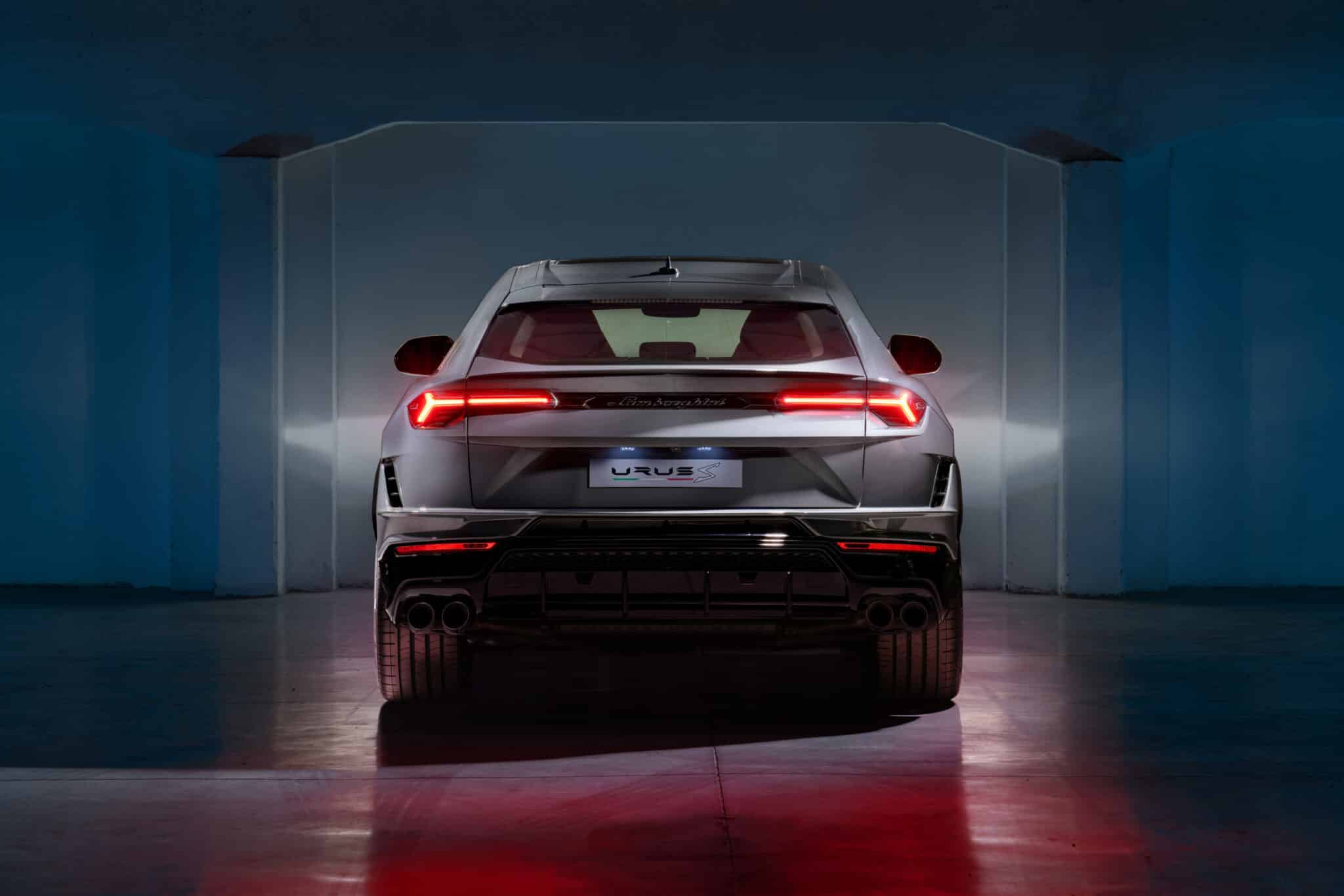 La zona posteriore della Urus S