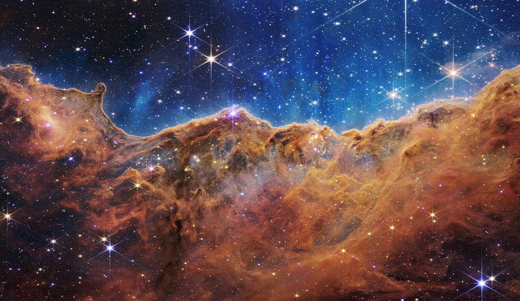 Prima immagine di JWST. Credits: NASA/JPL