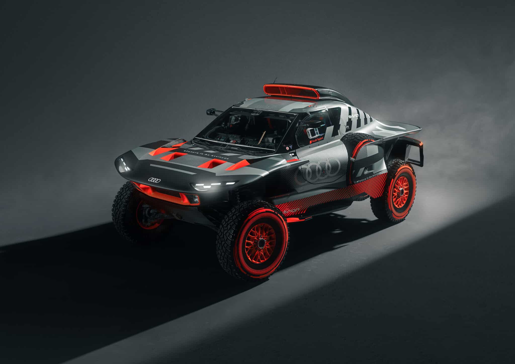 Audi RS Q e-tron E2: l'evoluzione per la Dakar 2023 sarà più leggera e più aerodinamica
