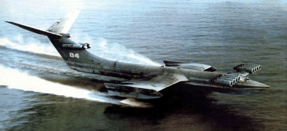 Il volo dell’Ekranoplano MK-1.