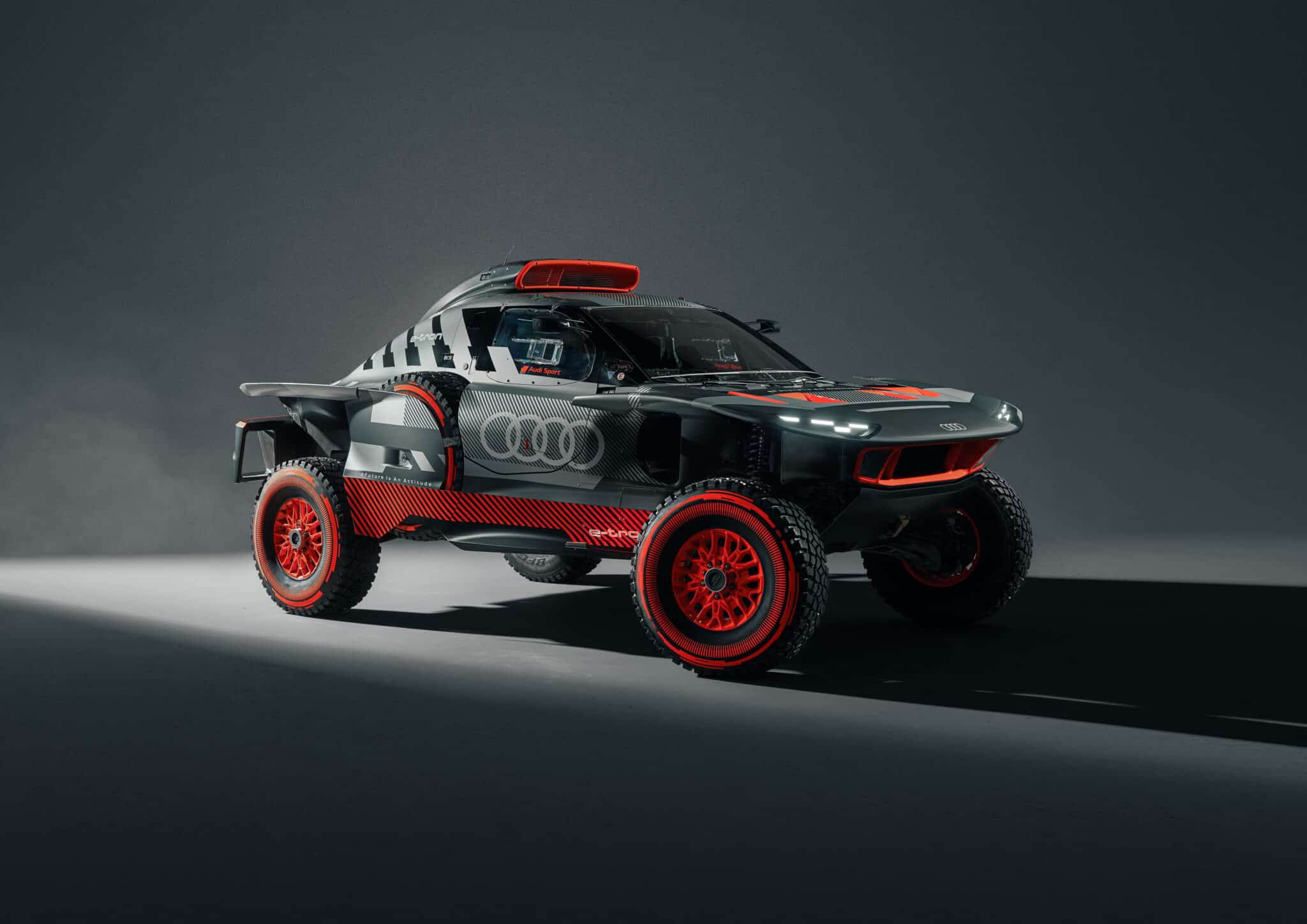 Audi RS Q e-tron E2: l'evoluzione per la Dakar 2023 sarà più leggera e più aerodinamica