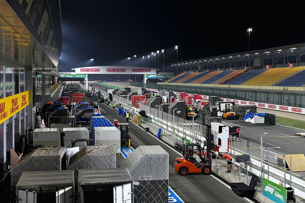 Gestione del paddock prima e dopo di un Gran Premio