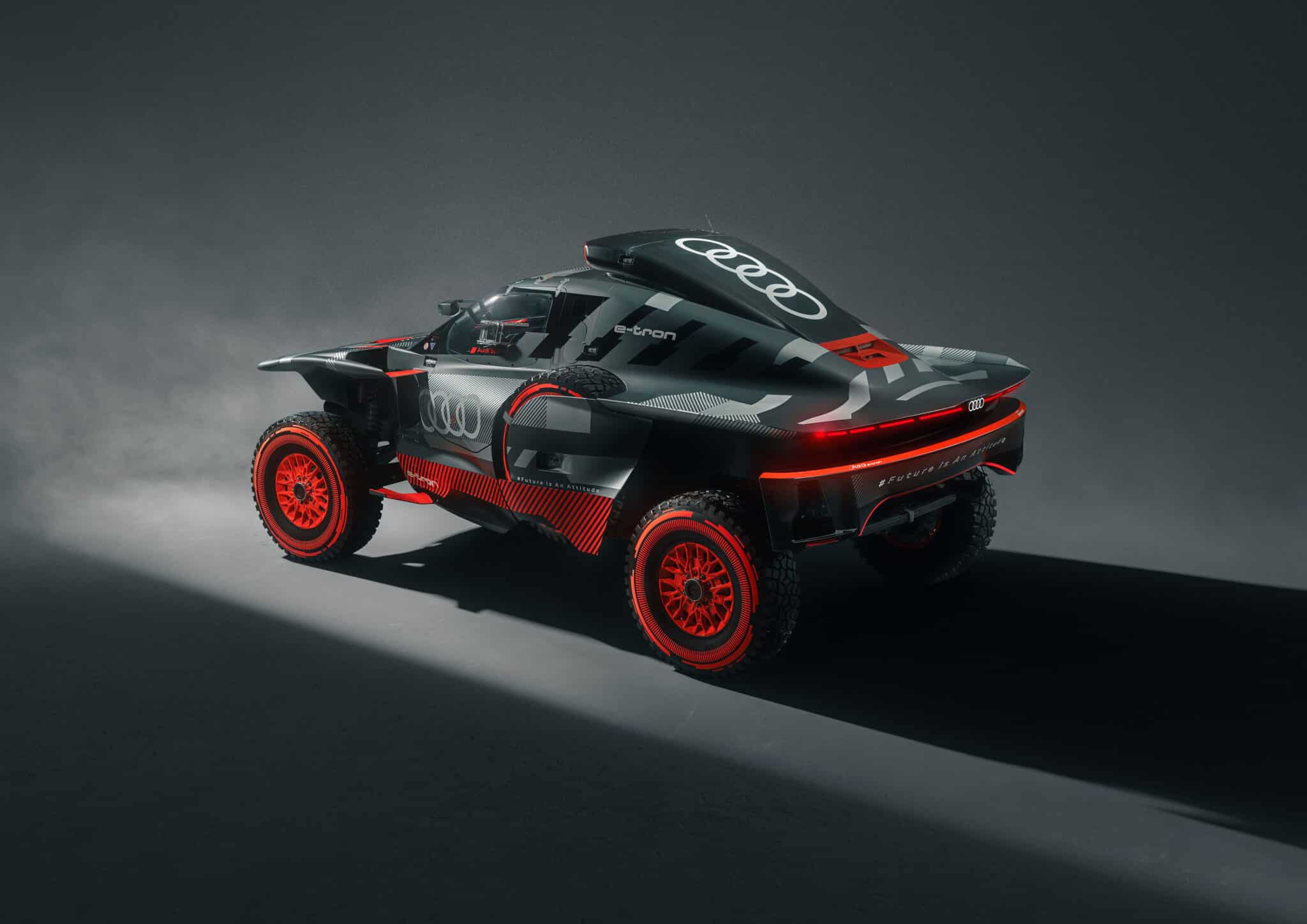 Audi RS Q e-tron E2: l'evoluzione per la Dakar 2023 sarà più leggera e più aerodinamica