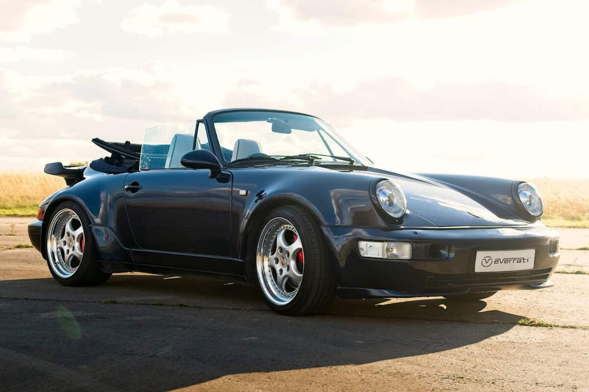 Una classica Porsche 911 Cabrio convertita in elettrica da Everrati eroga 500 CV - 