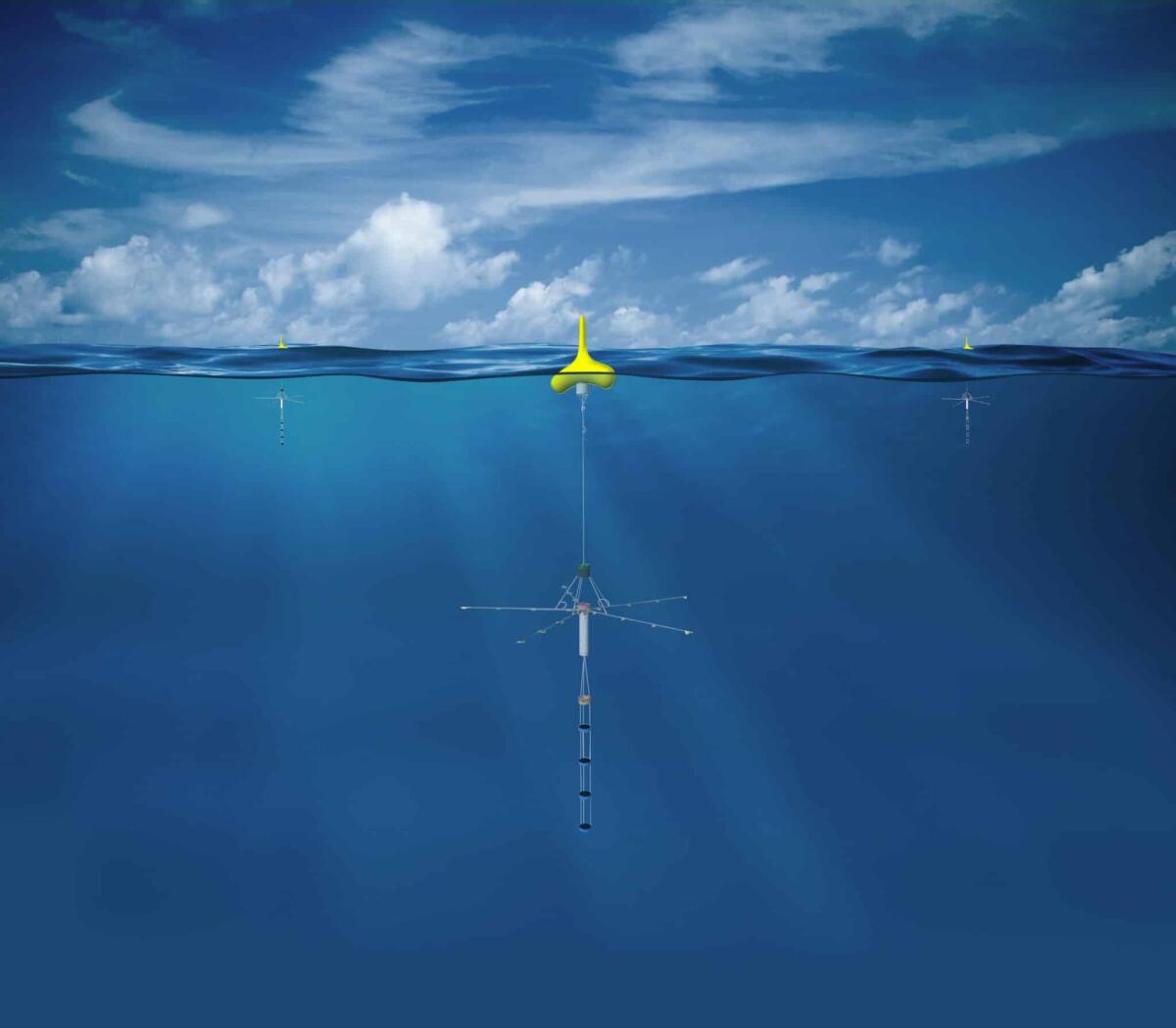 Le tecnologie sonar per UAV di Thales presentate all'Euronaval - 16248932 - underwater coral reef seabed view with horizon and water surface split by waterline