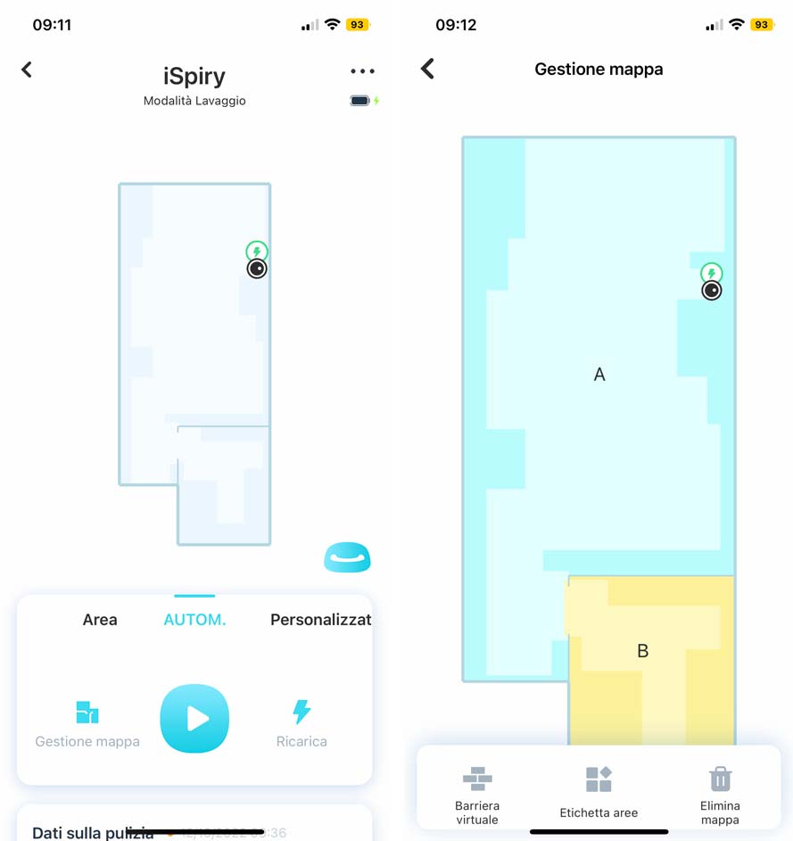 Recensione app Yeedi Vac Max gestione mappa aspirapolvere robot