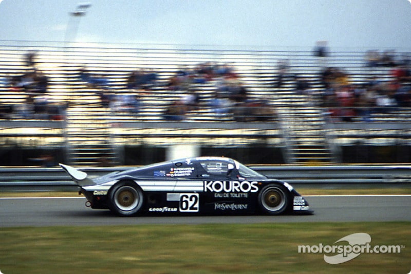 La Sauber C8, vettura da cui deriva la C9, con livrea Kouros Racing, applicata poi anche sulla C9. Credit: motorsport.com
