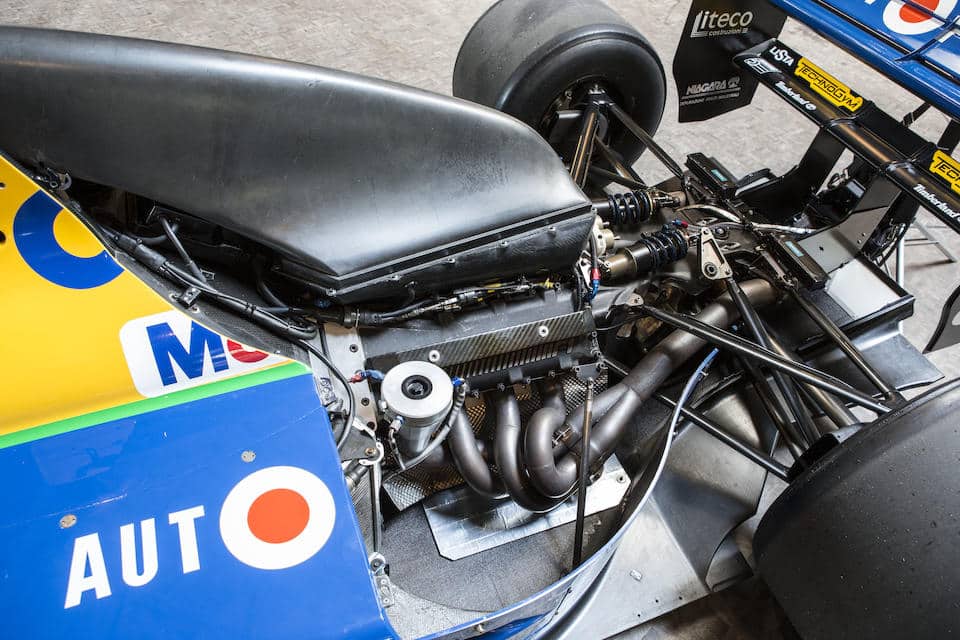 Dettaglio della meccanica al posteriore. Credit: bonhams.com