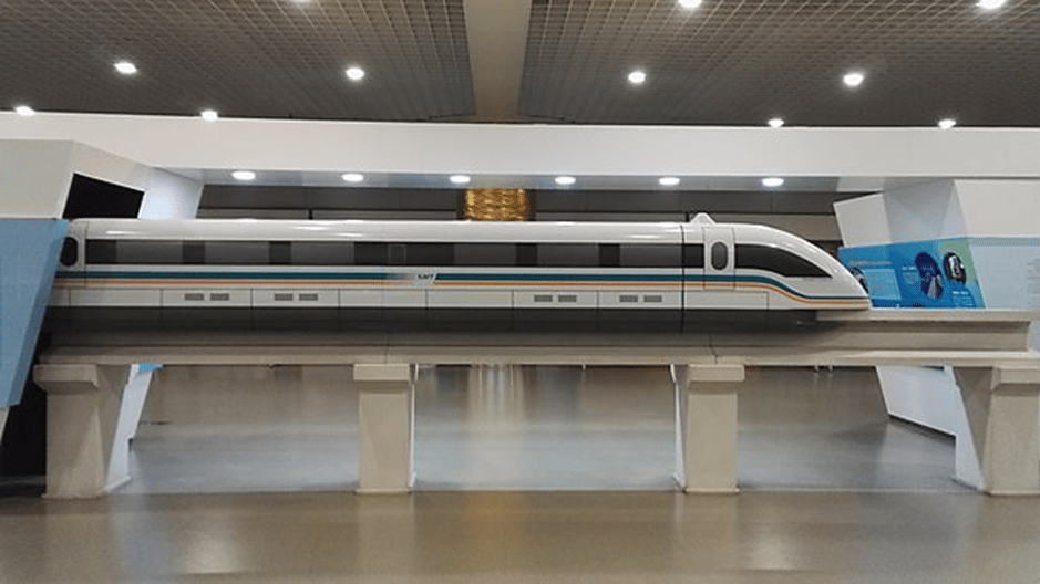 Modello in scala di treno maglev. Credits: Pixabay
