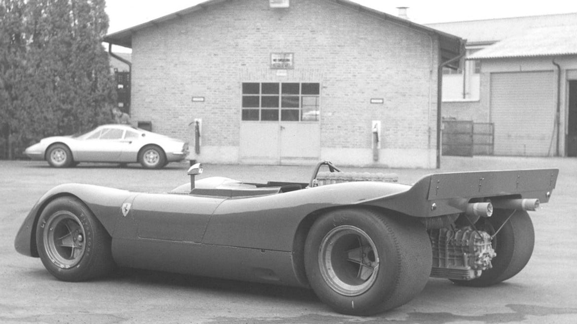 Il posteriore della 612 Can Am. Credit: ferrari.com