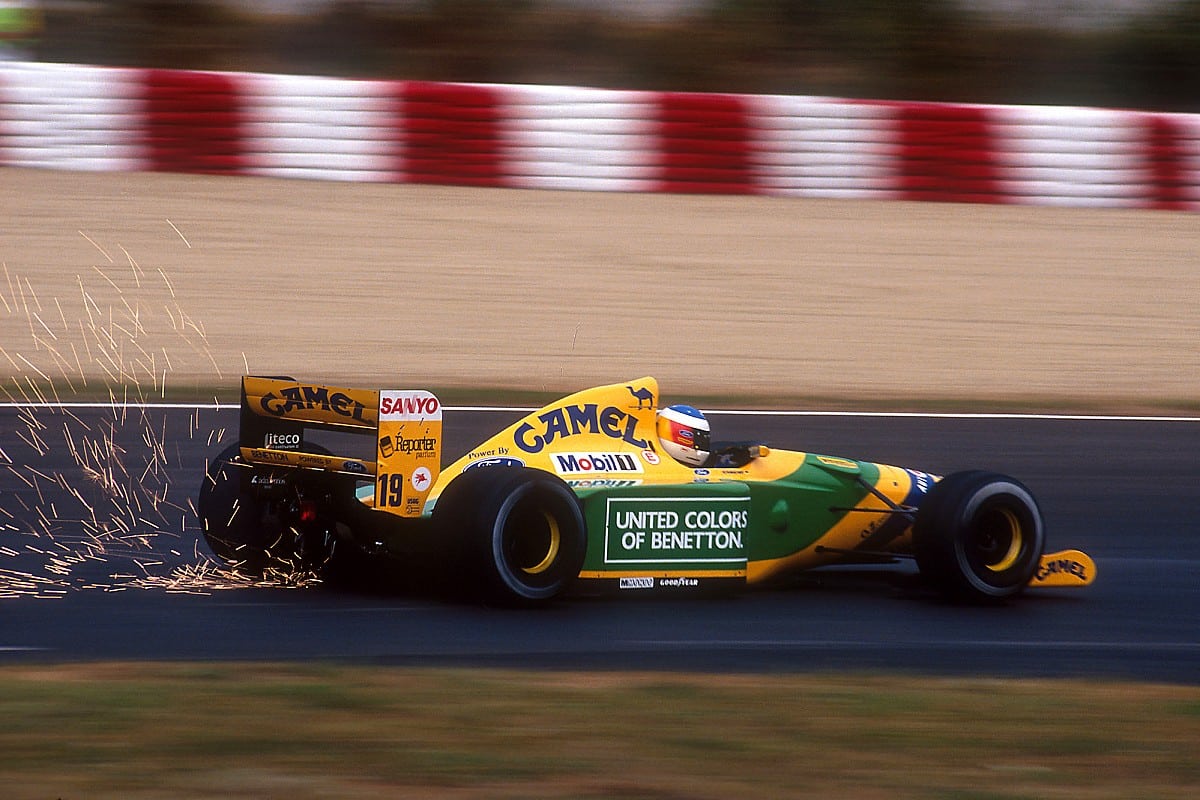 La Benetton B192 del 1992. Credit: au.motorsport.com