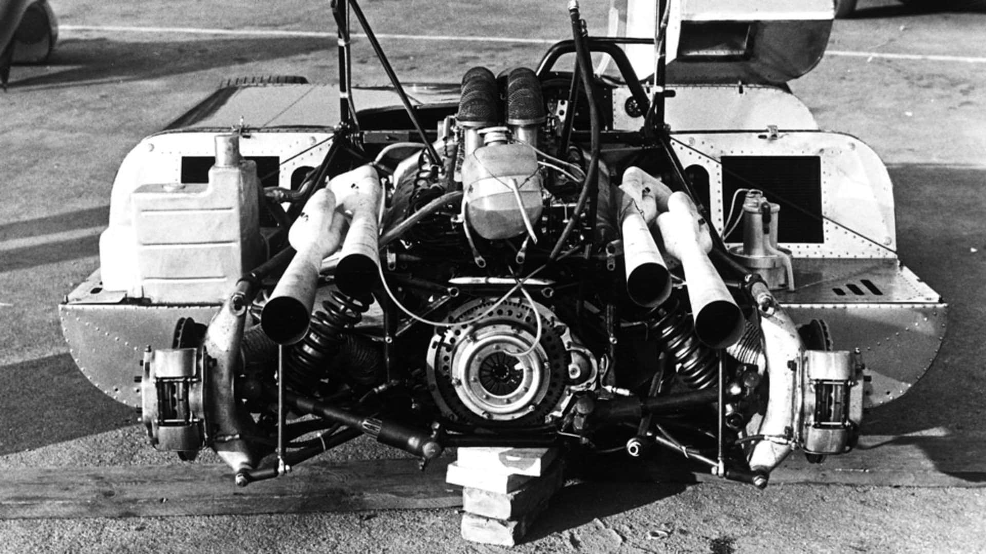 Il motore V12 6 litri della Ferrari 612 Can Am. Credit: ferrari.com