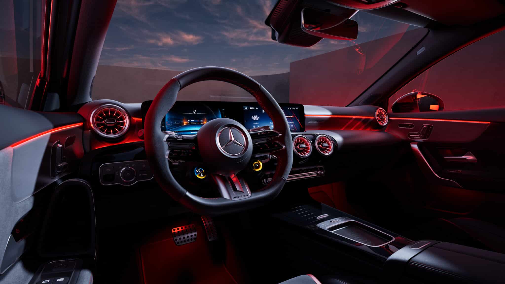 Gli interni della versione AMG