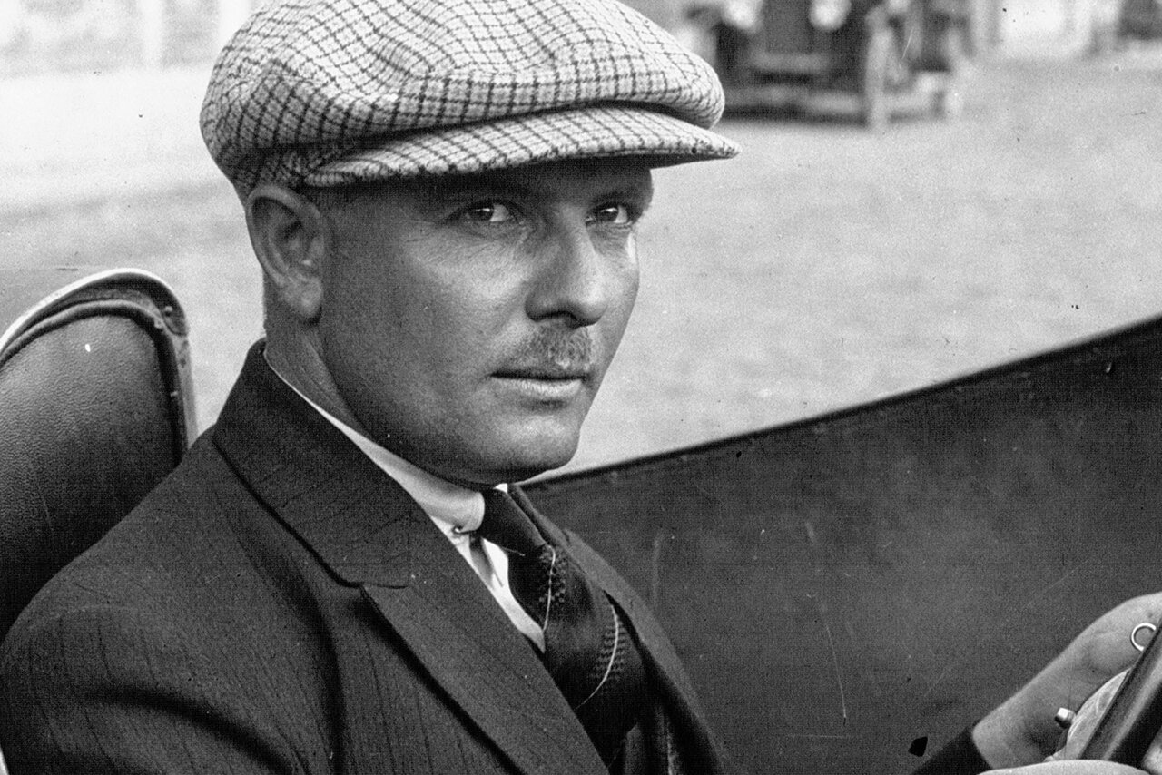 Albert Divo in uno scatto dell'epoca. Credit: bugatti.com
