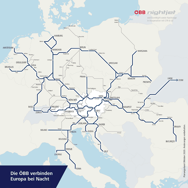 Mappa Nightjet. Credits: Projectmapping.com