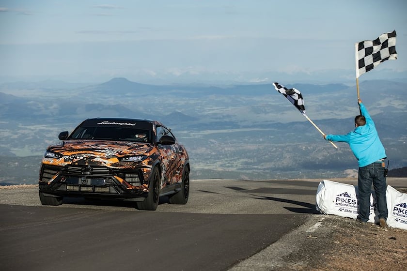 Lamborghini Urus Performante alla Pikes Peak