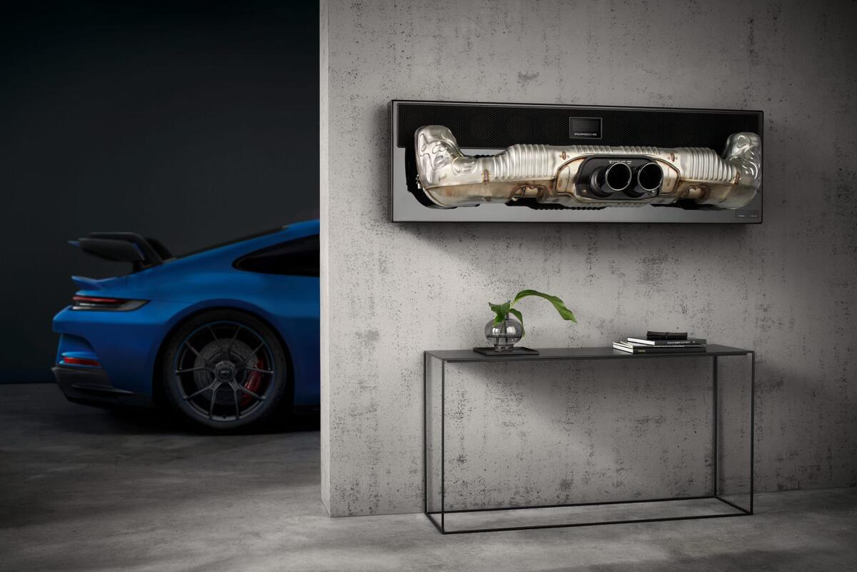 Il sistema di scarico della Porsche 911 GT3 diventa una soundbar da 9 mila euro - 