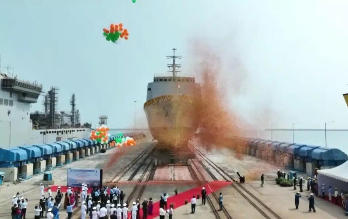 Terza nave da ricerca indiana varata da GRSE: Ikshak - 