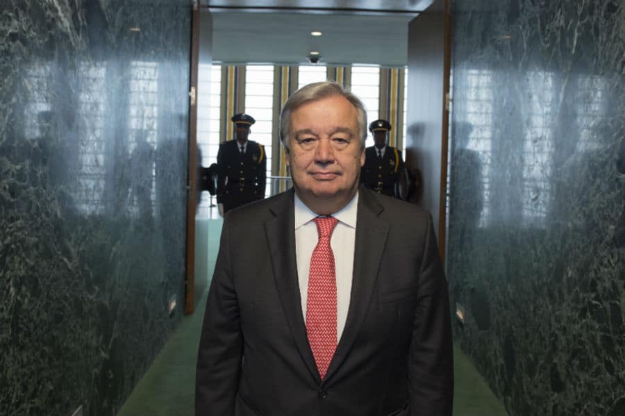 Antonio Guterres, segretario generale delle Nazioni Unite dal 2017. Credits: Nazioni Unite