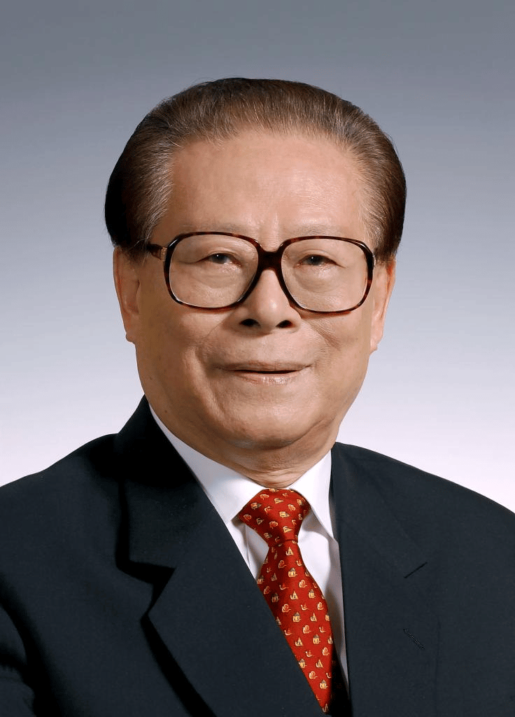 Una foto d'archivio di Jiang Zemin, deceduto a causa di leucemia a Shanghai alle 12:13 del 30 novembre 2022, all'età di 96 anni. Credits:Xinhua