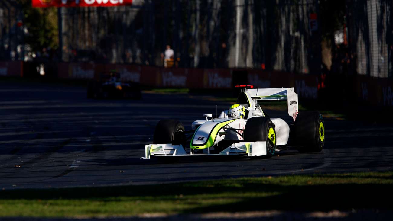 Jenson Button al GP d'Australia. Credit: goodwood.com