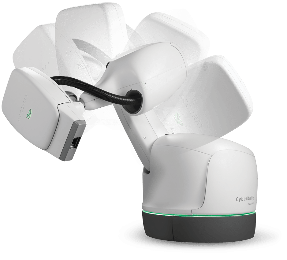 Braccio robotico del sistema Cyberknife - Credits: cyberknife.com