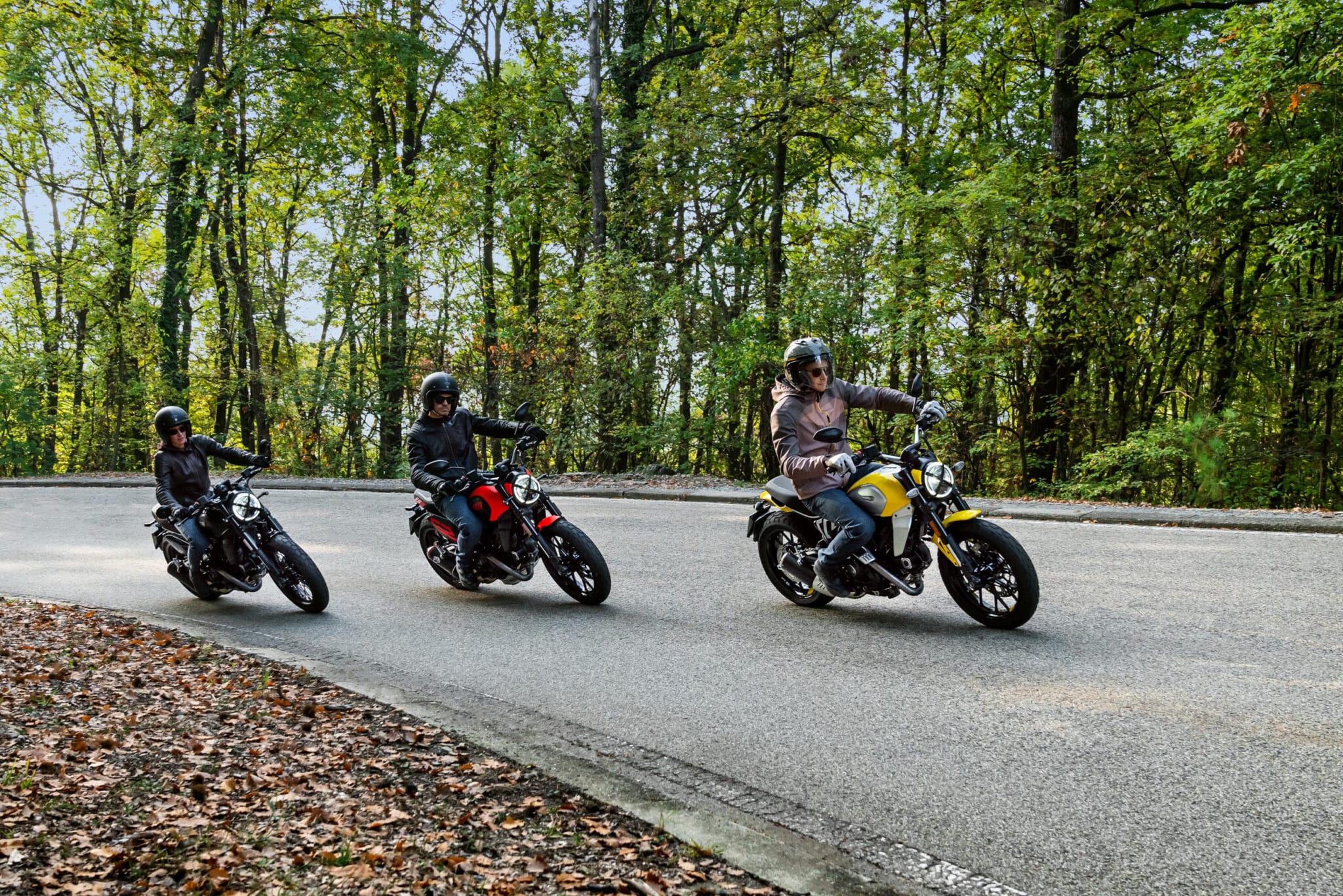 Le tre versioni di Scrambler