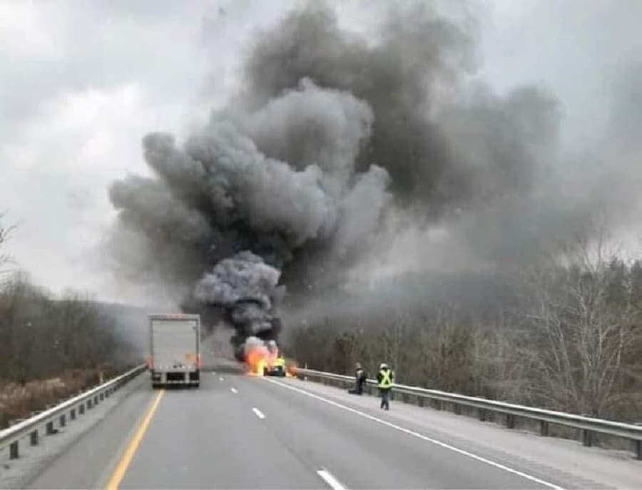 L'incendio della Tesla Model S