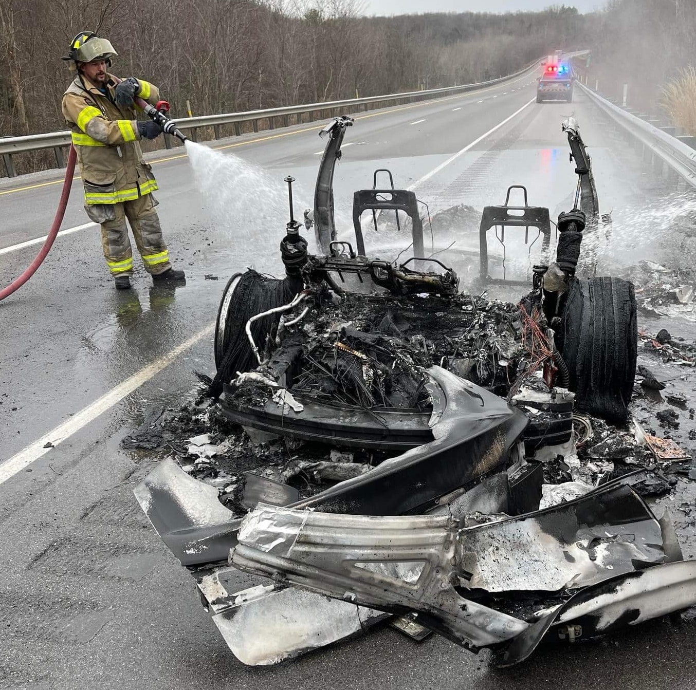 L'incendio della Tesla Model S