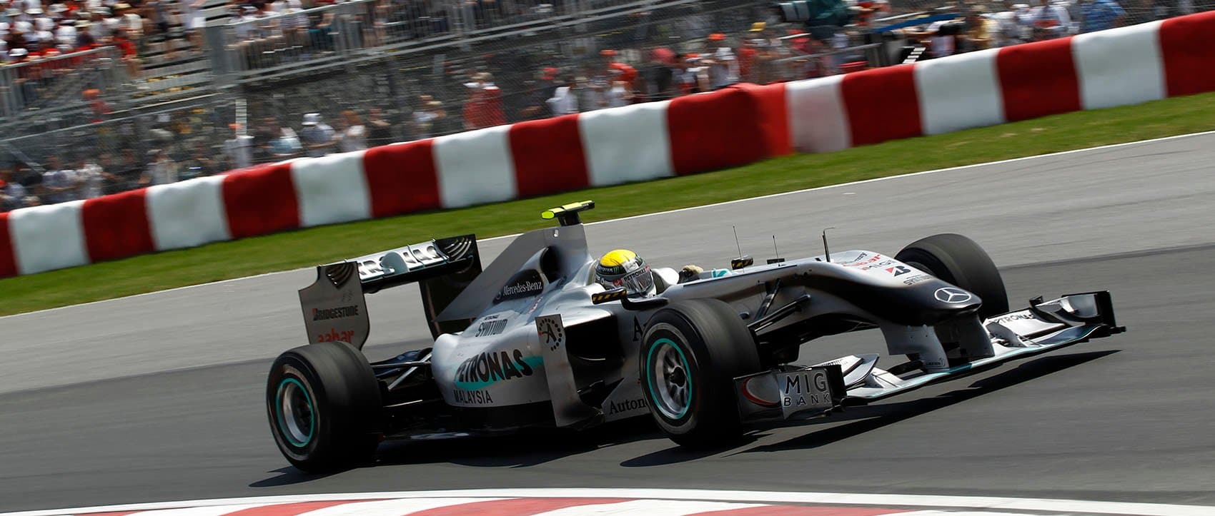 La MGP W01, monoposto 2010 della neonata Mercedes GP. Credit: mercedesamgf1.com