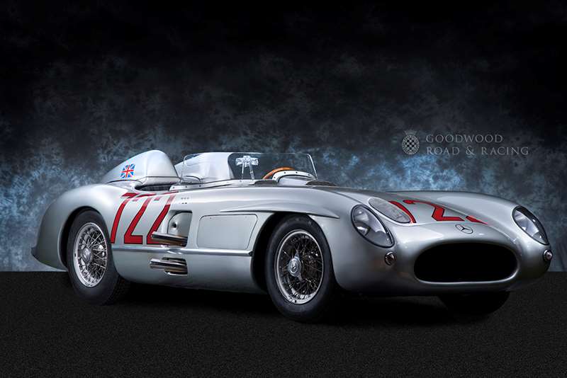 La Mercedes SLR. Credit: goodwood.com