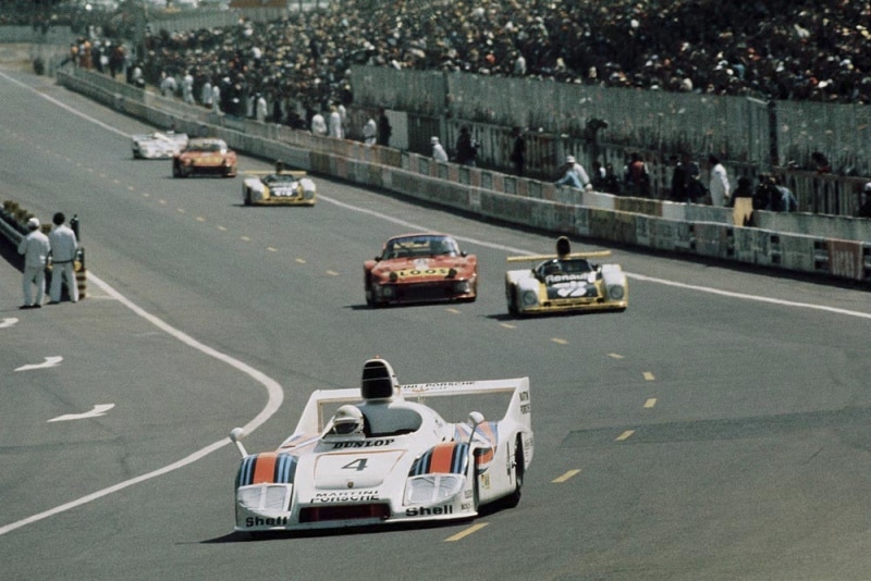 La Porsche 936 in azione nel 1977. Credit: presskit.porsche.de