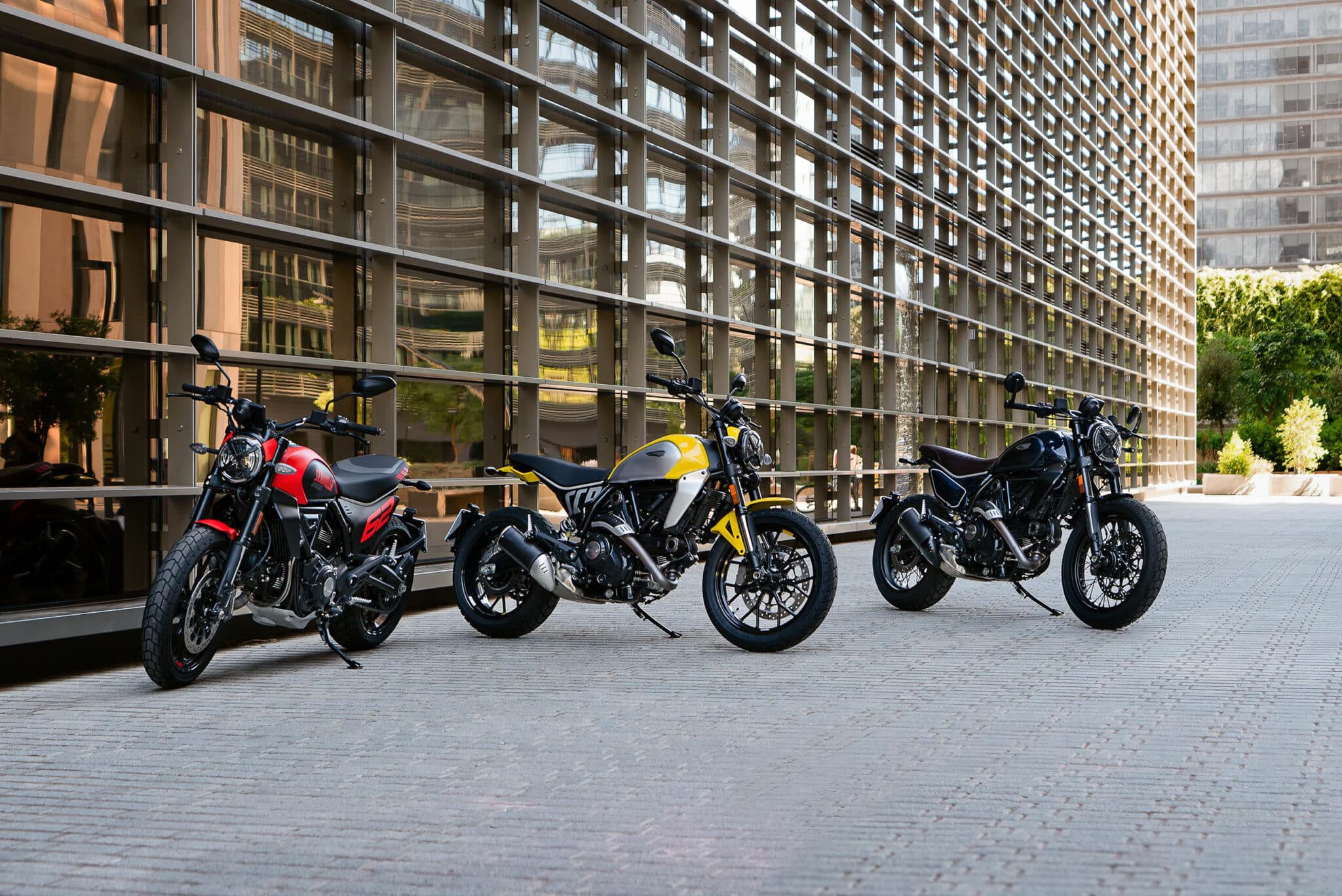 Le tre versioni di Scrambler