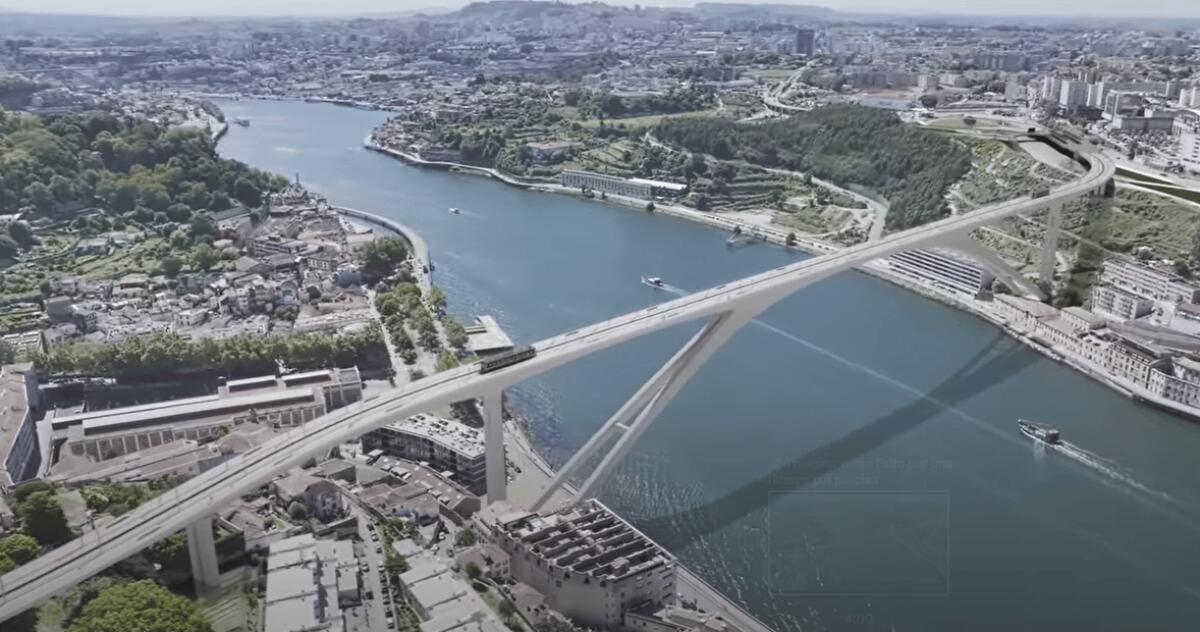 Nuovo ponte sul fiume Douro, prossimo alleato metropolitano di Porto - Nuovo ponte sul fiume Douro