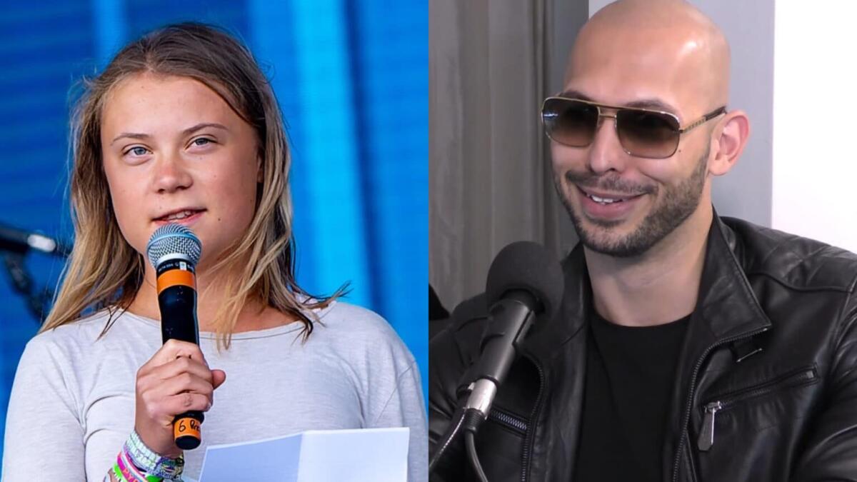 Greta Thunberg asfalta Andrew Tate: "Fatti una vita...e ricicla i cartoni della pizza" - 