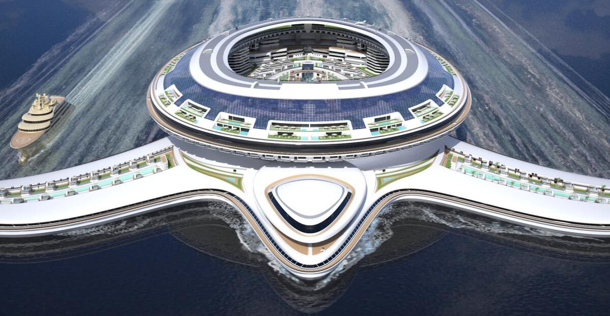 Terayacht a forma di tartaruga: una città galleggiante - 
