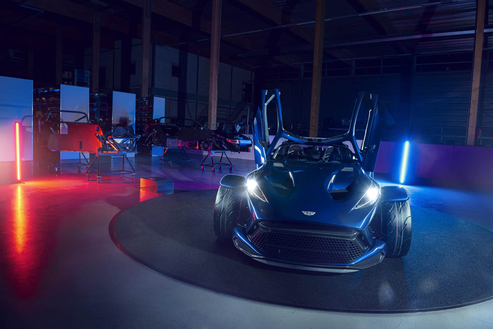 Donkervoort F22: la biposto che pesa 750 kg con motore Audi da 500 CV