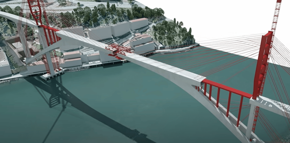 Fasi costruttive dell’opera. Credits: Metro do Porto