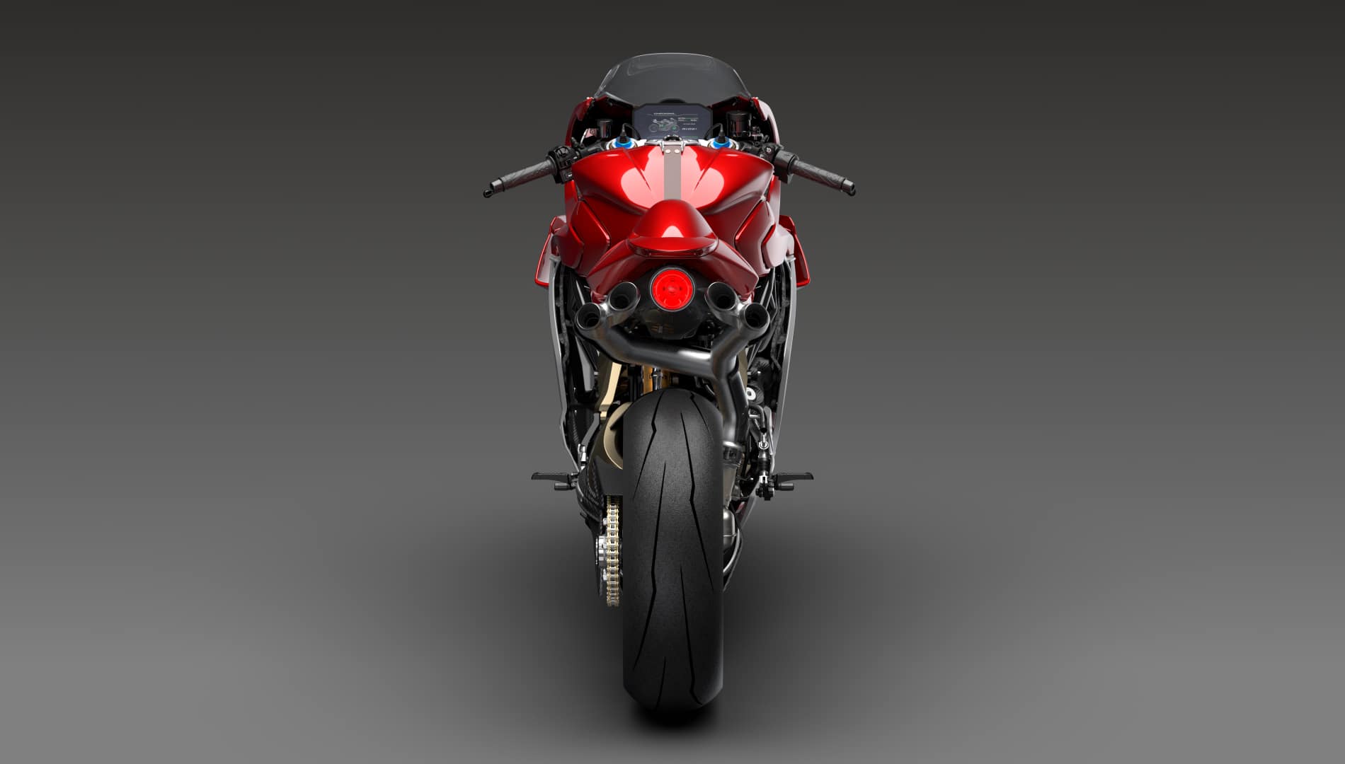 Dettaglio posteriore MV Agusta