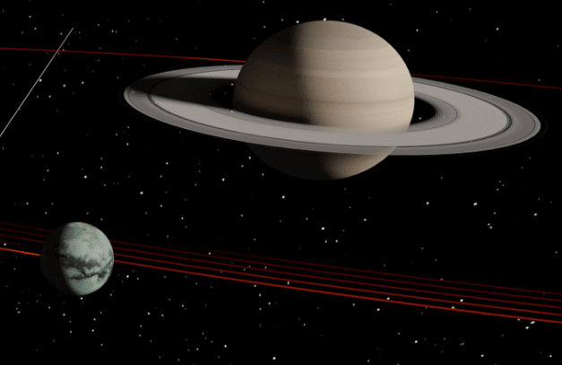 Titano, satellite principale di Saturno Credits Global Science