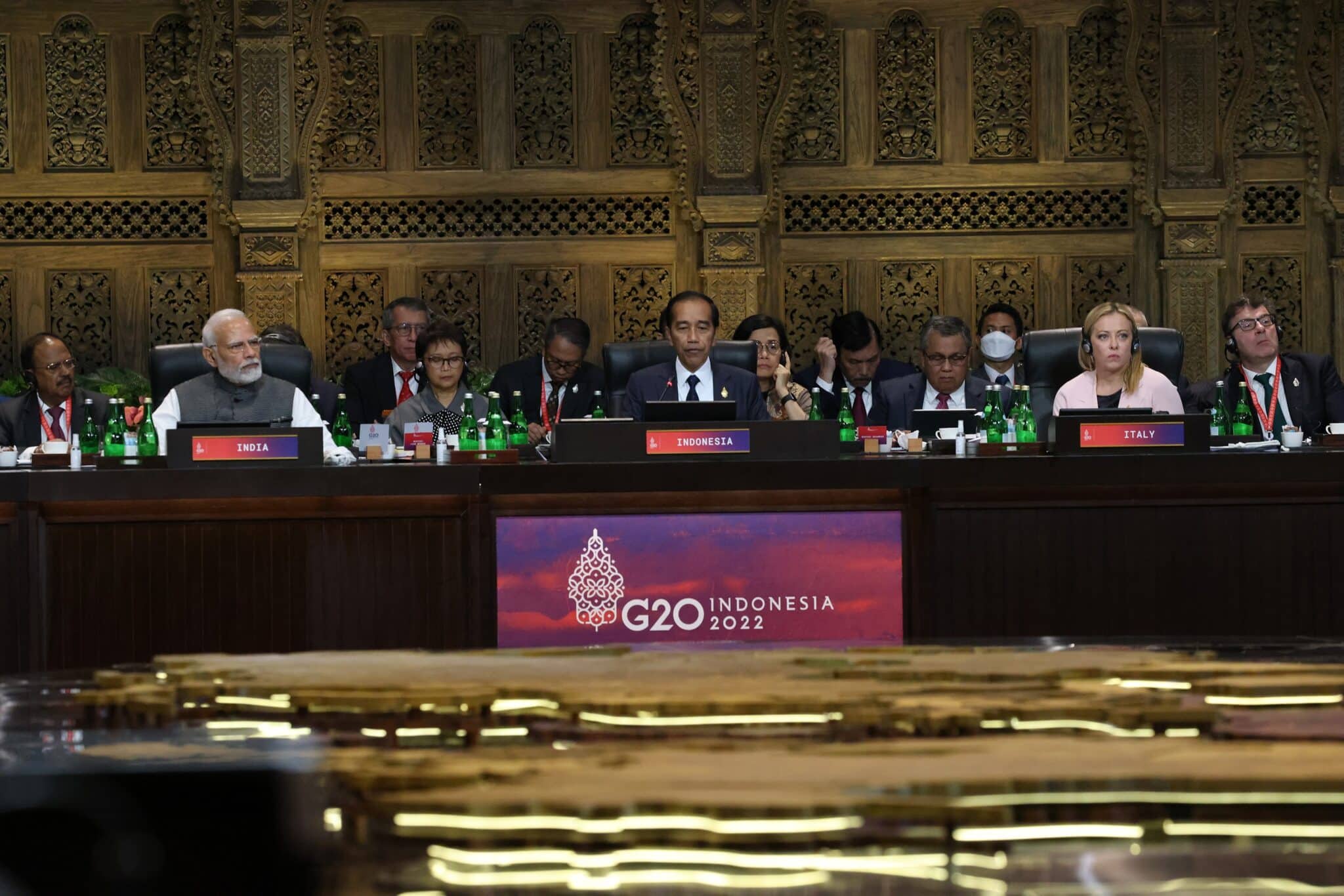 Conferenza G20 di Bali, 2022. Credits: Governo Italiano, Presidenza del Consiglio dei Ministri.