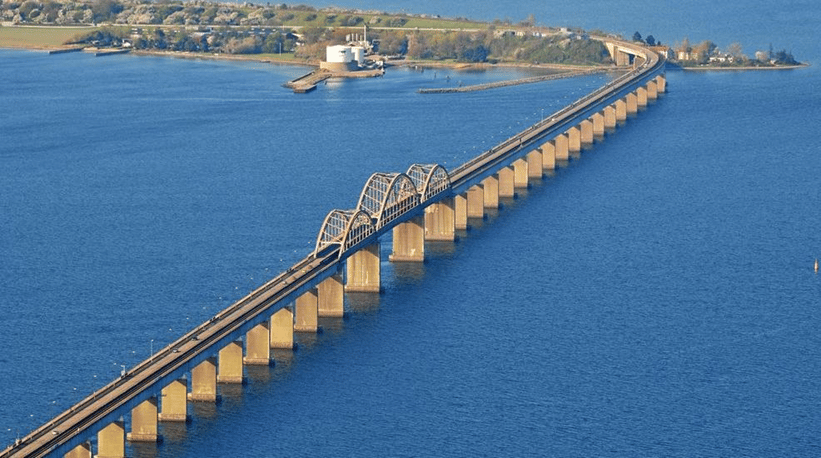 Il vecchio Storstrøm Bridge. Credits: Licitationen
