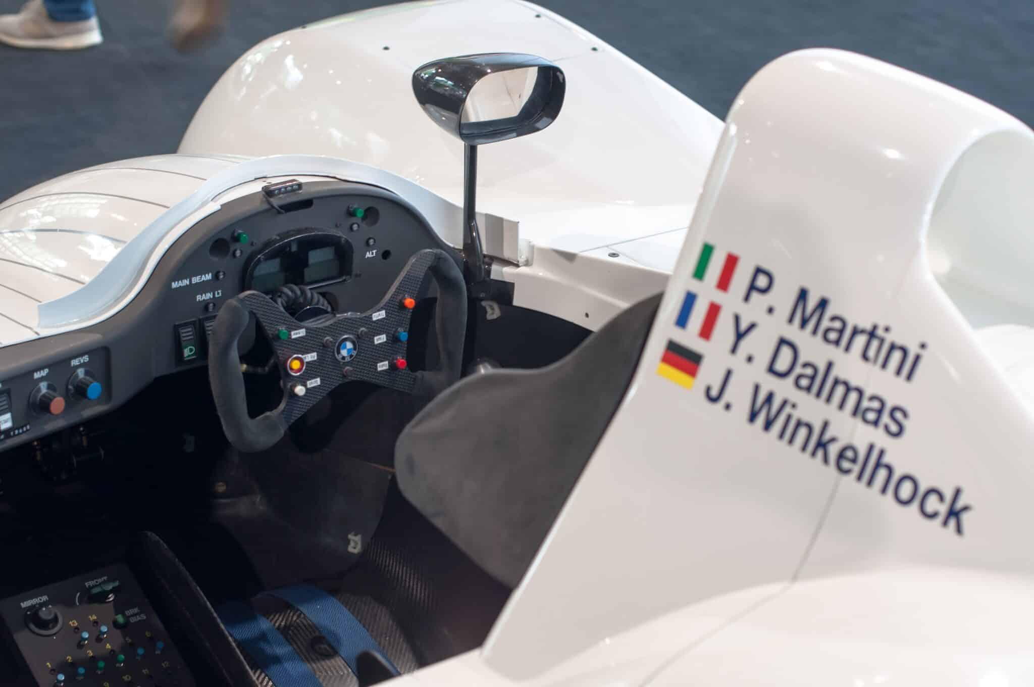La BMW V12 LMR di Pierluigi Martini ed il suo equipaggio.